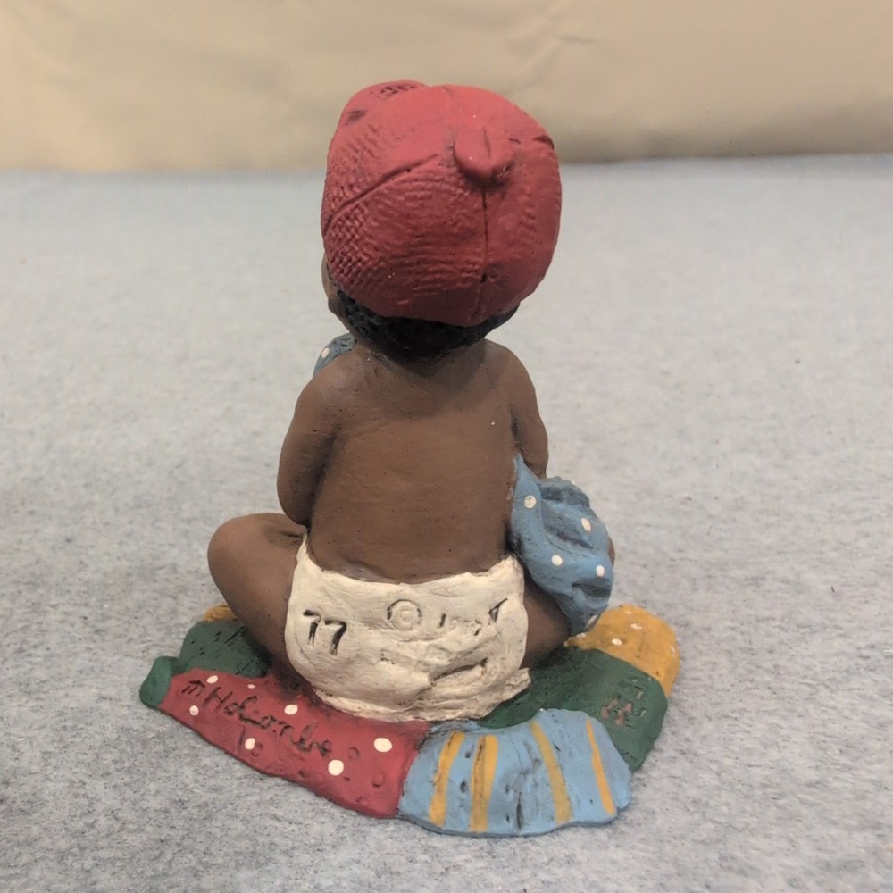 All God's Children Peanut Figurine Martha Holcombe Miss Martha Originals #77 - Picture 3 of 9
